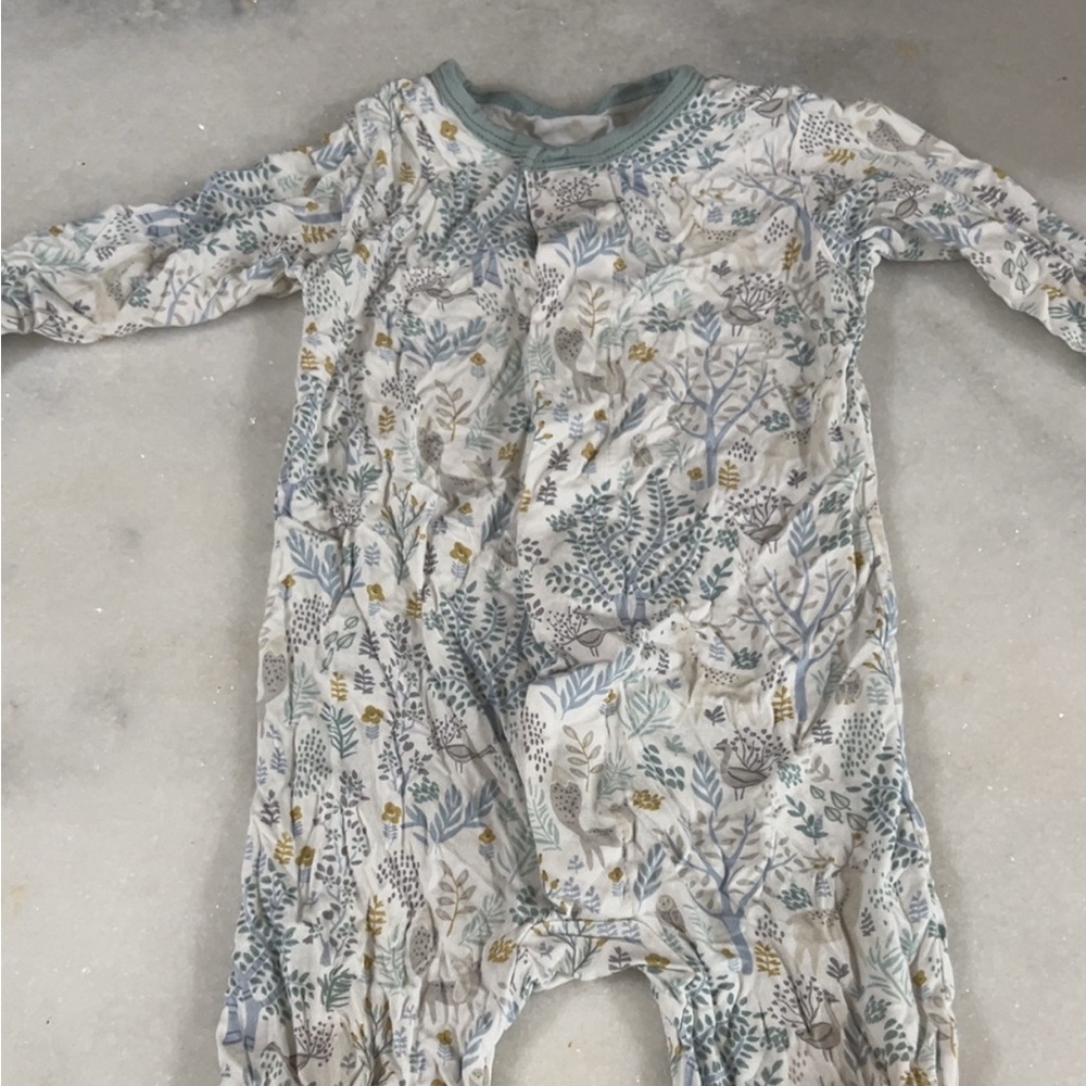 Magnetic Me Kids Pajamas - Blue and Yellow Forest Print